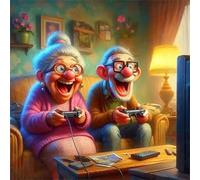 Puzzles de 70 Piezas par Adultos Pareja Ancianos Juegos, 45x45cm un Rompecabezas Adultos Desafiante, Puzzles para Toda la Familia, Regalos para Mujeres Hombres