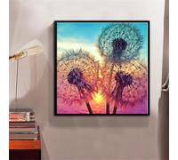 Puzzles de 90 Piezas par Adultos Diente león al Amanecer, 30x30cm un Rompecabezas Adultos Desafiante, Puzzles para Toda la Familia, Regalos para Mujeres Hombres