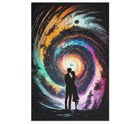 Puzzles De Deportes De Amor de la Galaxia 1000 Piezas para Adultos Y Niños Puzzle Juegos Educados, Juego Familiar Divertido 78×53cm