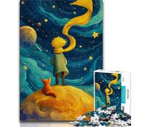 Puzzles de El Principito para Adolescentes, 1000 Piezas, para Pasar el rato en casa Cada Pieza es única Juego desafiante y Divertido para Toda la Familia 38x26cm