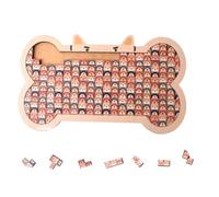 Puzzles de Madera de Gato, Puzzle de Animales de Colores Morandi, Puzzle de Gatos y Perros súper desafiantes, decoración del hogar para Amantes de los Animales