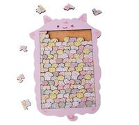 Puzzles de Madera de Gato, súper desafiantes, Adorable Puzzle de Gatos y Perros en Colores Morandi para decoración del hogar y Regalo