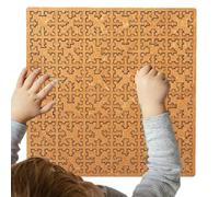Puzzles de Madera - De Tabla, Montessorii Juguetes Antiestrés, Educativos Motricidad Fina | Multiusos Outdoor Indoor Utility Efficient Effortless Installation Safe Easy to Use