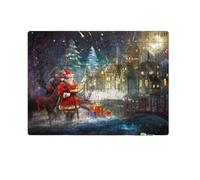 Puzzles de Navidad - Gran de deseos de Navidad de Papá - Decoración de e invierno del Padre, para niñas y niños