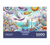 Puzzles de Pueblo 1000 Piezas para Adultos Rompecabezas para Adultos 1000 Piezas Puzzle Juego Desafiante para El Todo para Mujeres, Serie Pequeño Pueblo para Hombres Actividad Divertida para el 52x