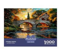 Puzzles Escena Rural 1000 Piezas De para Adultos, Rompecabezas Nostalgia Pastoral Adultos, Juego Familiar Regalos Creativos 70x50cm/1000pcs