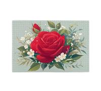 Puzzles Flor 4000 Adultos, Puzzle Rojo 4000 Piezas Adecuado para Principiante, Juegos Divertidos/Coloridos Entretenimiento Familiar, Pasatiempos Creativos Adultos Mujer Decoracion Regalos 1T-1236