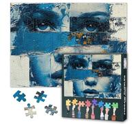 Puzzles for Adults 1000 Pieces, Eye Jigsaw Puzzles, Vintage Street Graffiti Adult Puzzle for Adults, Educational Fun Games or Toys for Elders Friends 50 x 70 cm