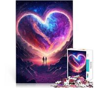 Puzzles for Adults 1000 Puzzles Love of Spouse Cosmos Made of Cardboard,for 14+ Each Piece is Unique - Fun and challenging Game for The Whole Family 。Size:38x52cm