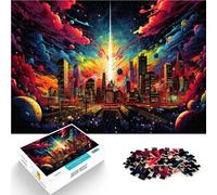 Puzzles for Adults a New York 1000 Piece Jigsaws for Adults Puzzle 10.27 in x 14.96 in Cardboard Puzzles for Adults & Kids Age 14 Up Gifts for Friends and Family