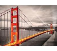 Puzzles for Adults,Jigsaw Puzzles for Adults 120 Pieces Puzzle Home Challenging Educational Games DIY Home Decoration Puzzle Gifts,Tema:Paisaje del Puente Golden Gate
