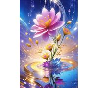 Puzzles For Adults, Jigsaw Puzzles For Adults 1200 Pieces Puzzle Home Challenging Educational Games DIY Home Decoration Puzzle Gifts - Water Flowers