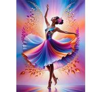 Puzzles For Adults, Jigsaw Puzzles For Adults 1314 Pieces Puzzle Home Challenging Educational Games DIY Home Decoration Puzzle Gifts - Dancing Girl