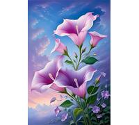 Puzzles For Adults, Jigsaw Puzzles For Adults 200 Pieces Puzzle Home Challenging Educational Games DIY Home Decoration Puzzle Gifts - Pink Flowers