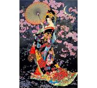 Puzzles For Adults, Jigsaw Puzzles For Adults 2000 Pieces Puzzle Home Challenging Educational Games DIY Home Decoration Puzzle Gifts - Japanese Classical Geisha