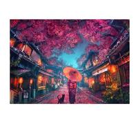Puzzles For Adults, Jigsaw Puzzles For Adults 2000 Pieces Puzzle Home Challenging Educational Games DIY Home Decoration Puzzle Gifts - Classical Japanese Street Woman