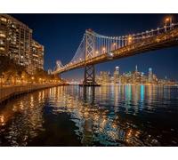 Puzzles For Adults, Jigsaw Puzzles For Adults 2000 Pieces Puzzle Home Challenging Educational Games DIY Home Decoration Puzzle Gifts - Scenic City Bridge