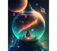 Puzzles For Adults, Jigsaw Puzzles For Adults 30 Pieces Puzzle Home Challenging Educational Games DIY Home Decoration Puzzle Gifts - Crystal Ball Scenery