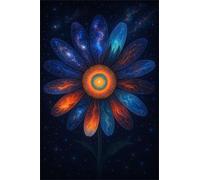 Puzzles For Adults, Jigsaw Puzzles For Adults 300 Pieces Puzzle Home Challenging Educational Games DIY Home Decoration Puzzle Gifts - Starry Sky Flower