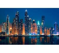 Puzzles for Adults,Jigsaw Puzzles for Adults 3000 Pieces Puzzle Home Challenging Educational Games DIY Home Decoration Puzzle Gifts,Tema:Vista Nocturna de la Ciudad