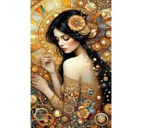 Puzzles for Adults,Jigsaw Puzzles for Adults 3000 Pieces Puzzle Home Challenging Educational Games DIY Home Decoration Puzzle Gifts,Tema:Mujer Hermosa