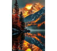 Puzzles for Adults,Jigsaw Puzzles for Adults 3000 Pieces Puzzle Home Challenging Educational Games DIY Home Decoration Puzzle Gifts,Tema:Montañas Grove Rivers