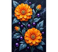 Puzzles for Adults,Jigsaw Puzzles for Adults 3000 Pieces Puzzle Home Challenging Educational Games DIY Home Decoration Puzzle Gifts,Tema:Flores de Perla