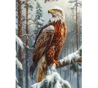 Puzzles for Adults,Jigsaw Puzzles for Adults 500 Pieces Puzzle Home Challenging Educational Games DIY Home Decoration Puzzle Gifts,Tema:Águila de Winter Grove