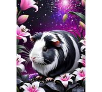 Puzzles For Adults, Jigsaw Puzzles For Adults 60 Pieces Puzzle Home Challenging Educational Games DIY Home Decoration Puzzle Gifts - Flower Guinea Pig