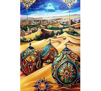 Puzzles For Adults, Jigsaw Puzzles For Adults 700 Pieces Puzzle Home Challenging Educational Games DIY Home Decoration Puzzle Gifts - Desert People