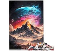 Puzzles for Adults Teens Celestial Everest Planet 1000 Piece Jigsaws for Adults Puzzle 10.27 in x 14.96 in Cardboard Puzzles as Gifts for The Whole Family and The