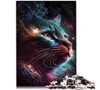 Puzzles for Adults Teens Meowt of This World 1000 Adult Pieces Jigsaw Puzzle 10.27 in x 14.96 in Cardboard Puzzles for Teens and Adults Christmas Birthday Gifts