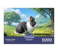 Puzzles Hamster Enano Holandés 1000 Piezas De para Adultos, Puzzle Spring Paisaje Bosqueal Adultos, Juego Familiar Regalos Creativos 70x50cm/1000pcs