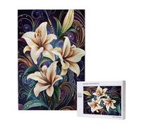Puzzles Lirio 1000 Adultos, Puzzle Sueño con Cajas y Cartel, Juego Clásico de Puzzle Arte para Entretenimiento Adultos, Regalos de Decoración del Hogar para Pasatiempos Creativos de Mujeres 2T-1434