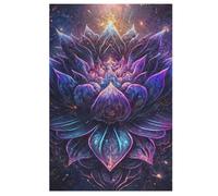 Puzzles Lotus Flower, 1000 piezas, puzle de madera para adultos y niños a partir de 12 años, juguete educativo (78 x 53 cm)