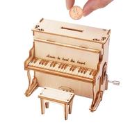 Puzzles Madera 3D - Maqueta articulada, de música de piano | Sierra de calar Melodía Modelo ofrece un juego divertido kit de ocio creativo para decorar tu sala de estar, dormitorio, oficina, o