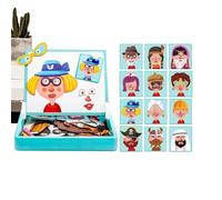 Puzzles Magnétiques Pour | Jeux Éducatifs Mignons,Puzzles De Ferme Jouets D'Activité Pour,Pour Tout-Petits Garçons Et Filles - Voyage En Voiture Et Avion - Maison Salle De Classe Anniv