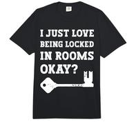 Puzzles Me Encanta Estar encerrado en Habitaciones Bueno Escape Room Comfort Colors Adult Heavyweight T-Shirt