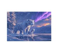 Puzzles Noruega 1000 Adultos, Puzzle Tigre 1000 Piezas Adecuado para Principiante, Juegos Divertidos/Coloridos Entretenimiento Familiar, Pasatiempos Creativos Adultos Mujer Decoracion Regalos 1T-1222