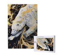 Puzzles Oso 1000 Adultos, Puzzle Abstracto con Cajas y Cartel, Juego Clásico de Puzzle Arte para Entretenimiento Adultos, Regalos de Decoración del Hogar para Pasatiempos Creativos de Mujeres 2T-1118