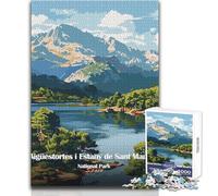 Puzzles para Adolescentes 1000 Aigüestortes I Estany De Sant Maurici Juego Desafío Único Actividades Familiares Regalo Cumpleaños Tamaño 38x26cm