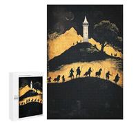 Puzzles para adolescentes 1000 piezas de Fantasy Journey to The Tower Puzzles para adultos - Juego Familiar - Análisis y lógica - Regalos únicos para cumpleaños y Navidad 1000 PCS