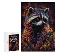 Puzzles para adolescentes 300 PCS colorido macoon retrato rompecabezas para adultos juegos de pensamiento decoración del hogar actividades divertidas en el hogar 300 PCS