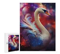 Puzzles para adolescentes 500 piezas Magical Swan Artwork Puzzle para adultos Práctico juego para mejorar la memoria Actividades divertidas para el hogar 500 PCS