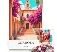 Puzzles para Adolescentes de 1000 Piezas: Patios Secretos de Córdoba Juegos relajantes, difíciles y desafiantes Cada Pieza es única 50x75cm