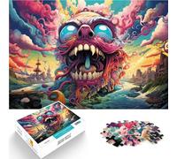 Puzzles para adultos 1000 monedas monstruos japoneses para divertirse en familia, 50 x 70 cm, cumpleaños único y regalos para y adolescentes de 14 años y más
