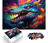 Puzzles para adultos 1000 piezas Antiguos monstruos cocodrilos juguete juego intelectual 50x70cm juego estimulante y juego familiar para adolescentes 14+