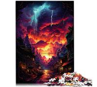 Puzzles para adultos 1000 piezas Apocalipsis distópica Actividad familiar Puzzle 26x38cm Alivio del Estrés Estancia Matar Tiempo
