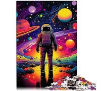 Puzzles para adultos 1000 piezas Astronaute Puzzle Imposible Cada pieza es única - Juego familiar estimulante y divertido para adolescentes de 14 años y mayores, 26 x 38 cm