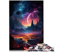 Puzzles para adultos 1000 piezas de lugares lejanos DIY Puzzle Toys 26x38cm Adecuado para decoración de oficina para los 14 años